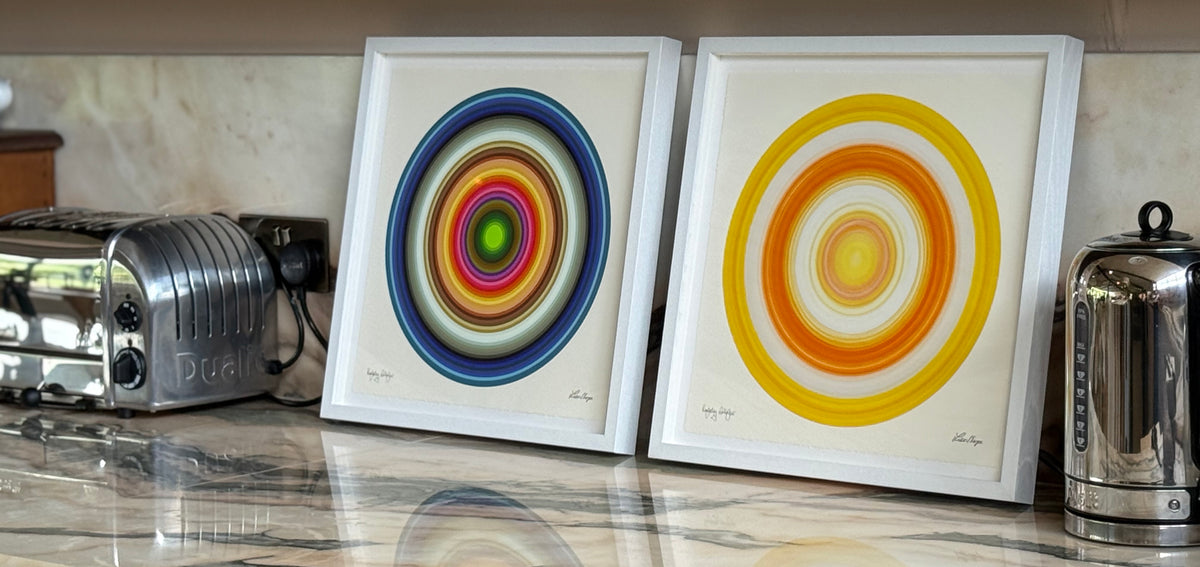 Transformation and Sunshine prints by Lisa Sharpe and Kimberley Gallagher