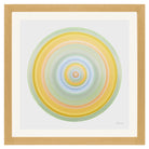 Grounded in Nature tondo print showing circular artwork with natural elements." 