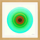 Keep Shining Brightly, Aqua Light in a natural beech frame